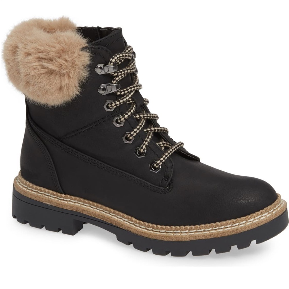 Steve Madden Alaska Lace Up Bootie-Size 9